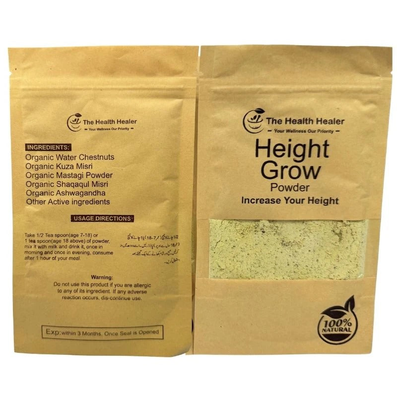 The Health Healer Height Grow Powder – 100% Natural