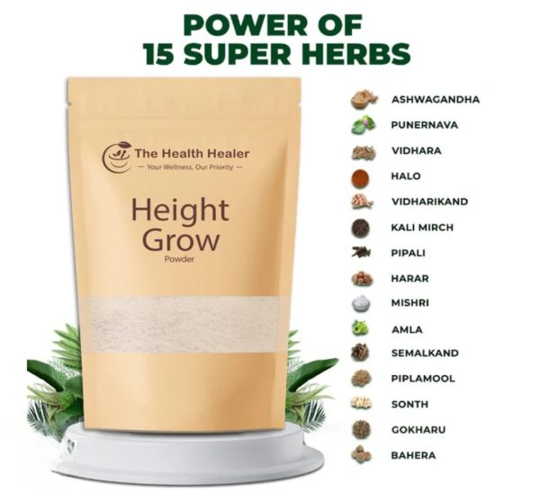 The Health Healer Height Grow Powder – 100% Natural