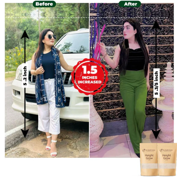 The Health Healer Height Grow Powder – 100% Natural