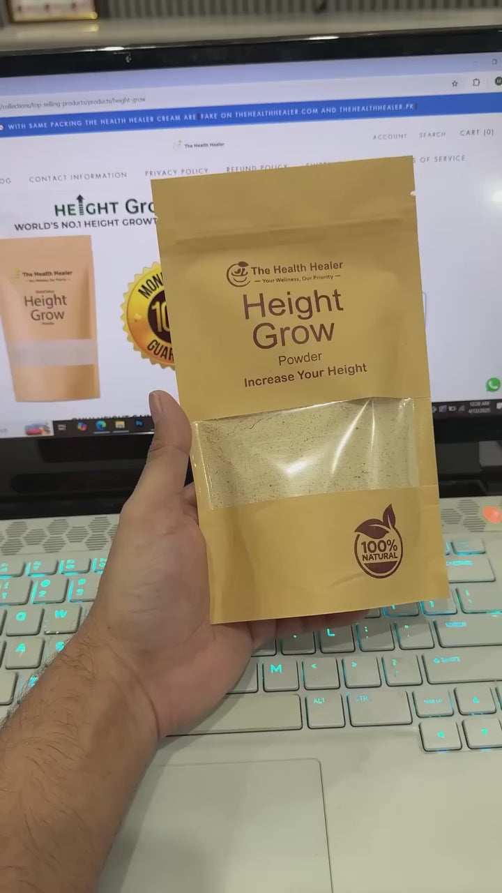 The Health Healer Height Grow Powder – 100% Natural